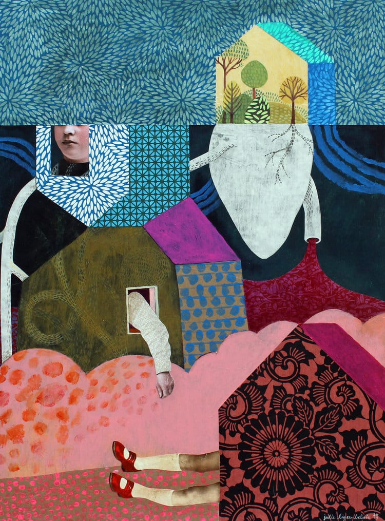 julie liger collage room