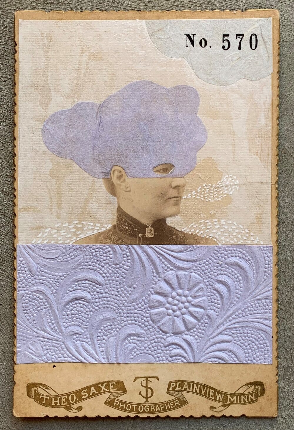 julie liger collage tarjeta