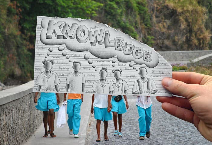 pencil vs camera ben heine knowledge