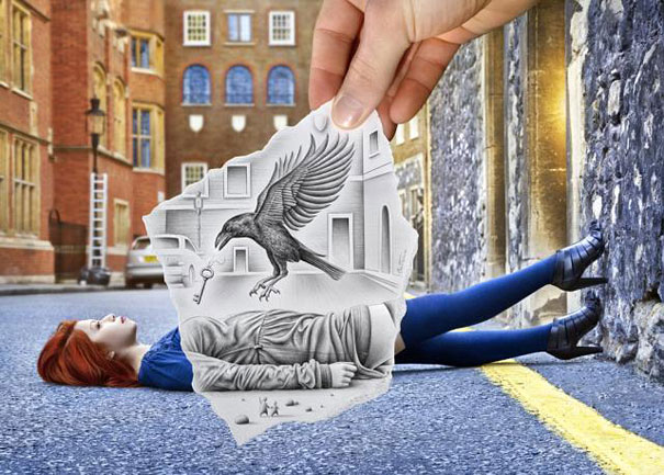 pencil vs camera ben heine