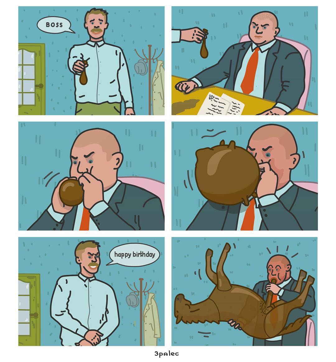 3 palec comics horse