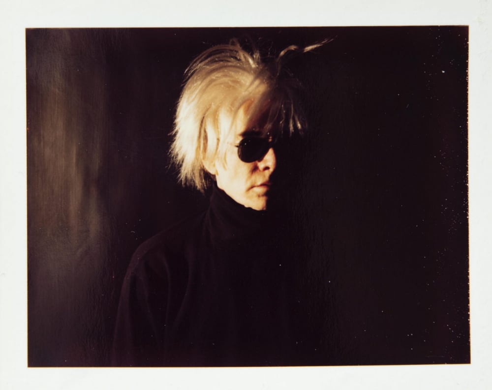AUTORETRATOS DE WARHOL PELUCAS GAFAS