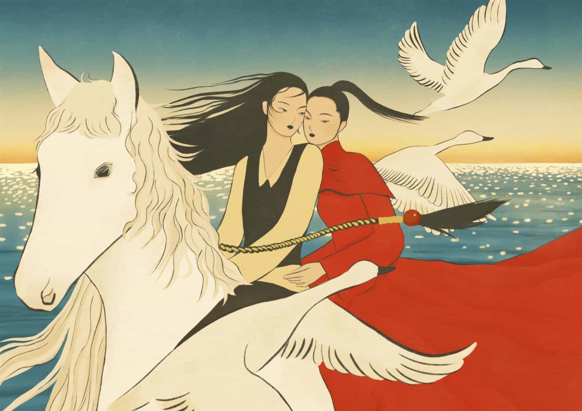 Lea Woo ILUSTRACIONES VINTAGE CABALLO