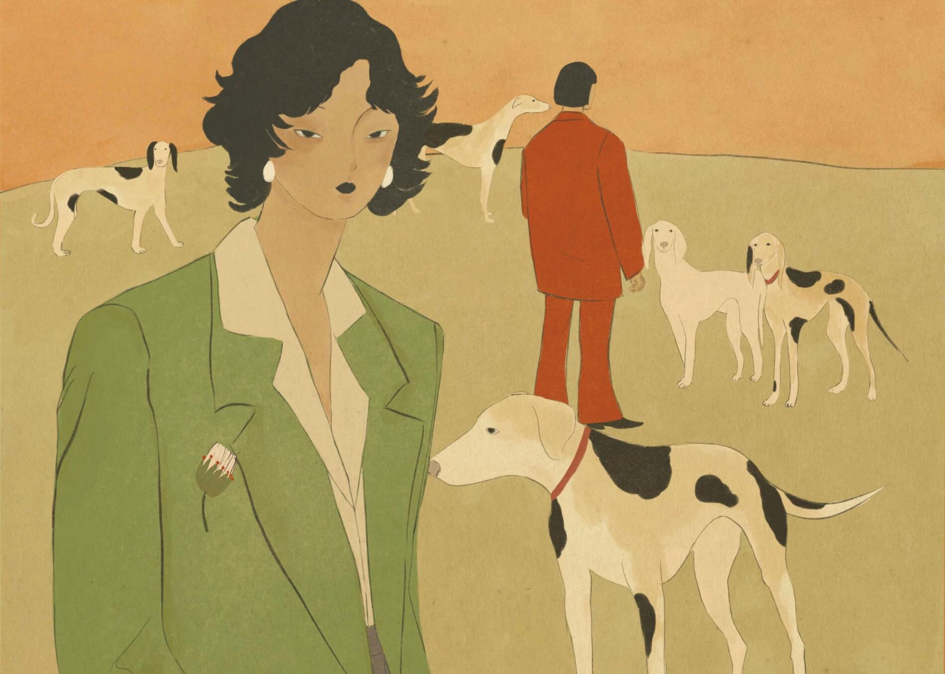 Lea Woo ILUSTRACIONES VINTAGE PERROS