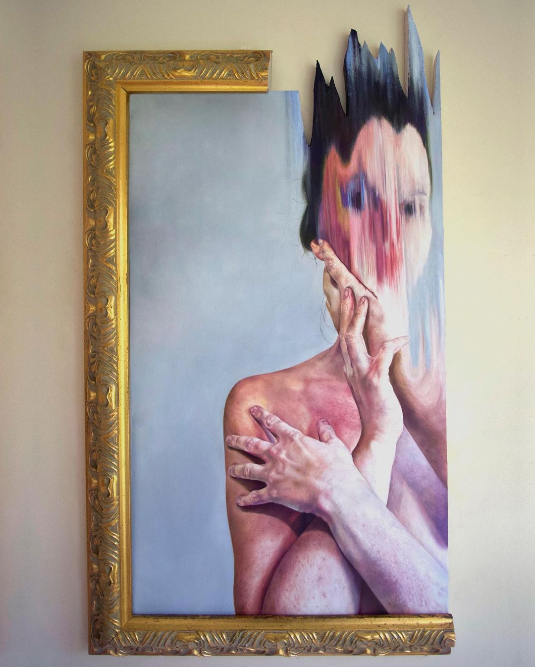 Tanya Gomelskaya art red