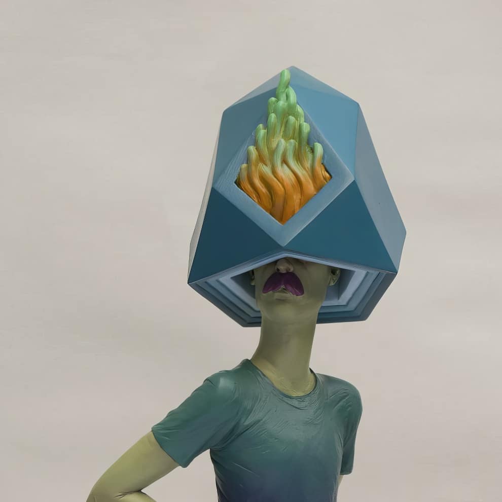 Troy Coulte escultura surreal lve