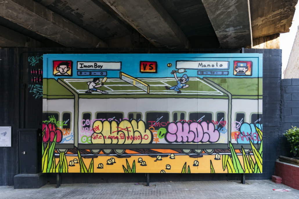 IMON BOY STREET ART TENNIS