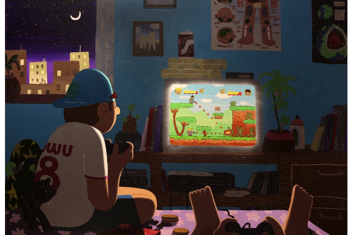 IMON BOY STREET ART VIDEOJUEGOS