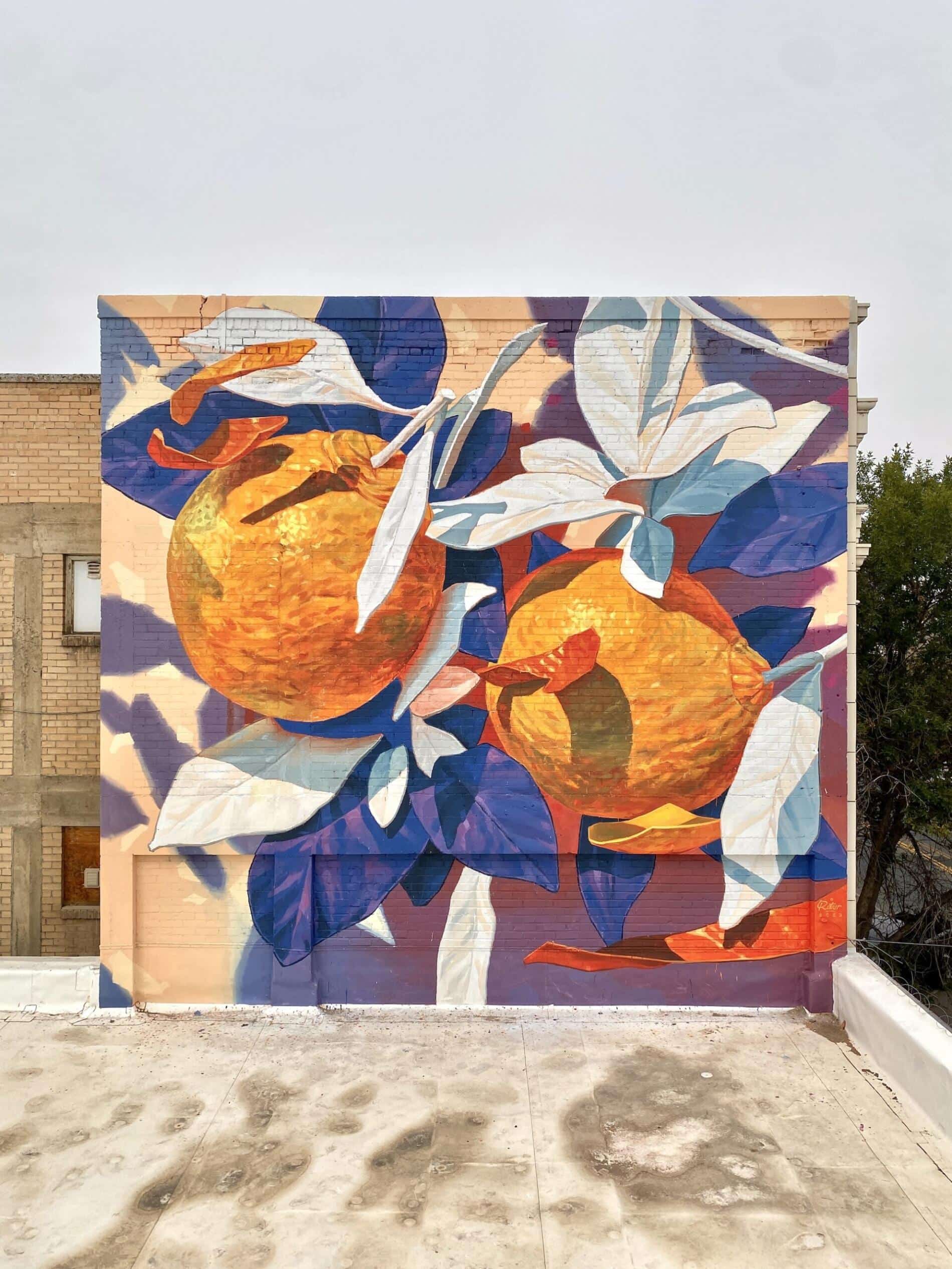 RATUR MURALES RETRATOS ORANGE