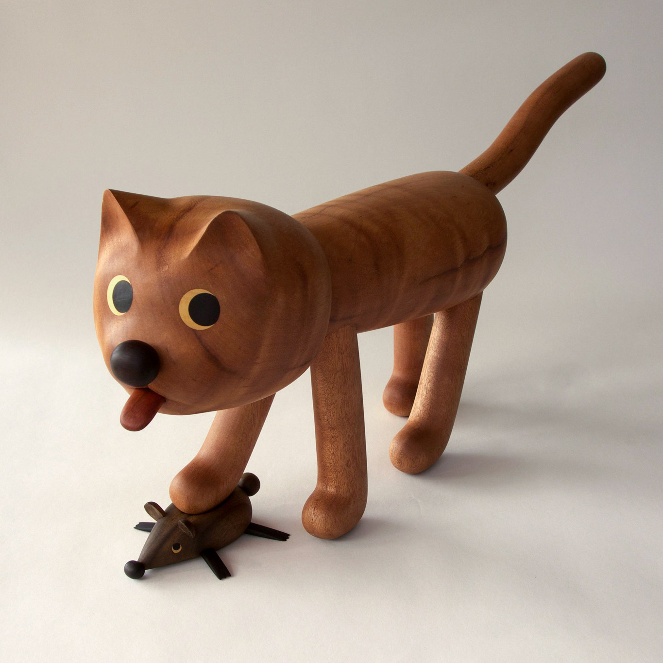 YEN YUI LIN JUGUETES DE MADERA CAT MOUSE
