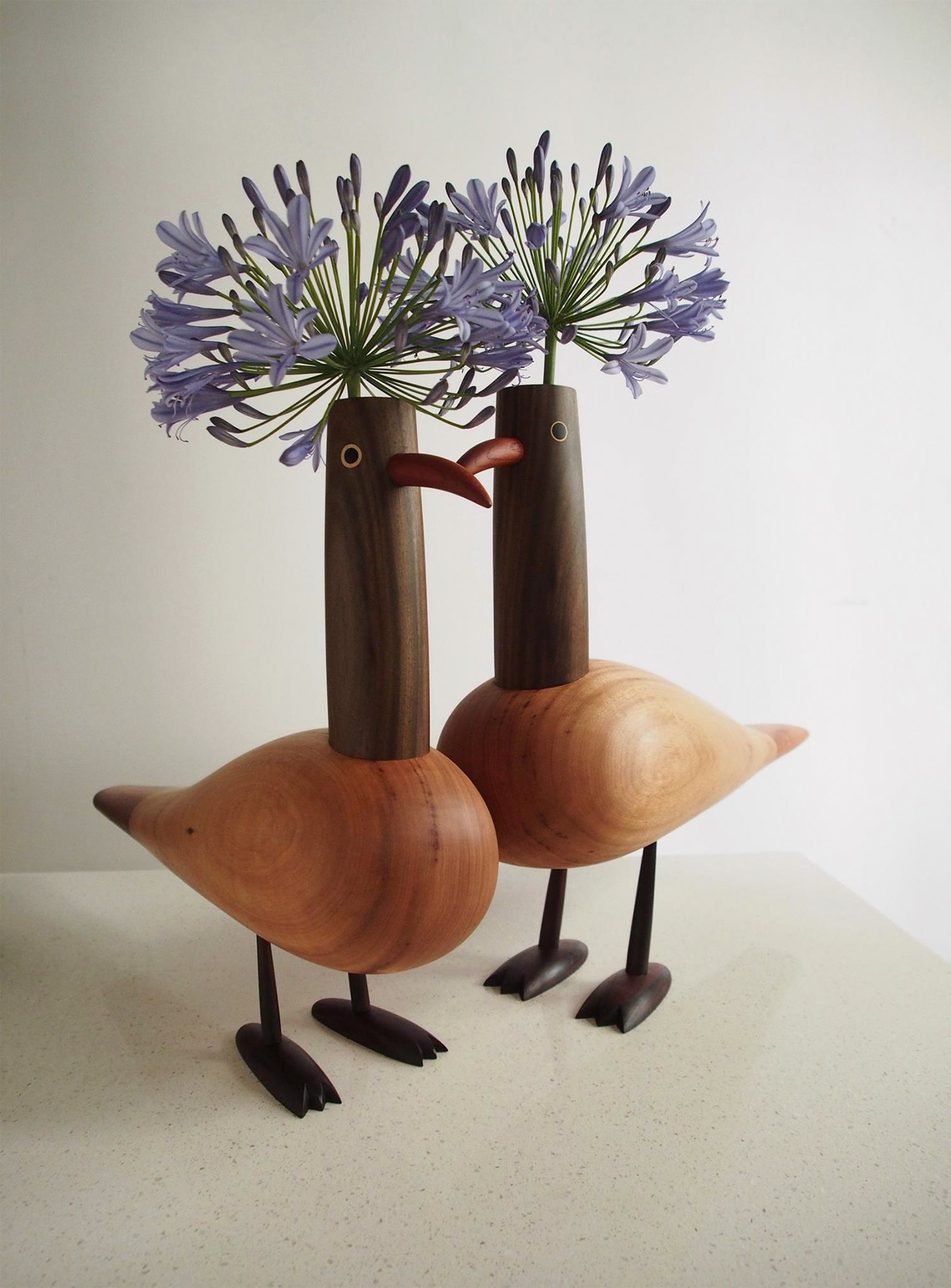YEN YUI LIN JUGUETES DE MADERA FLORERO PAJARO