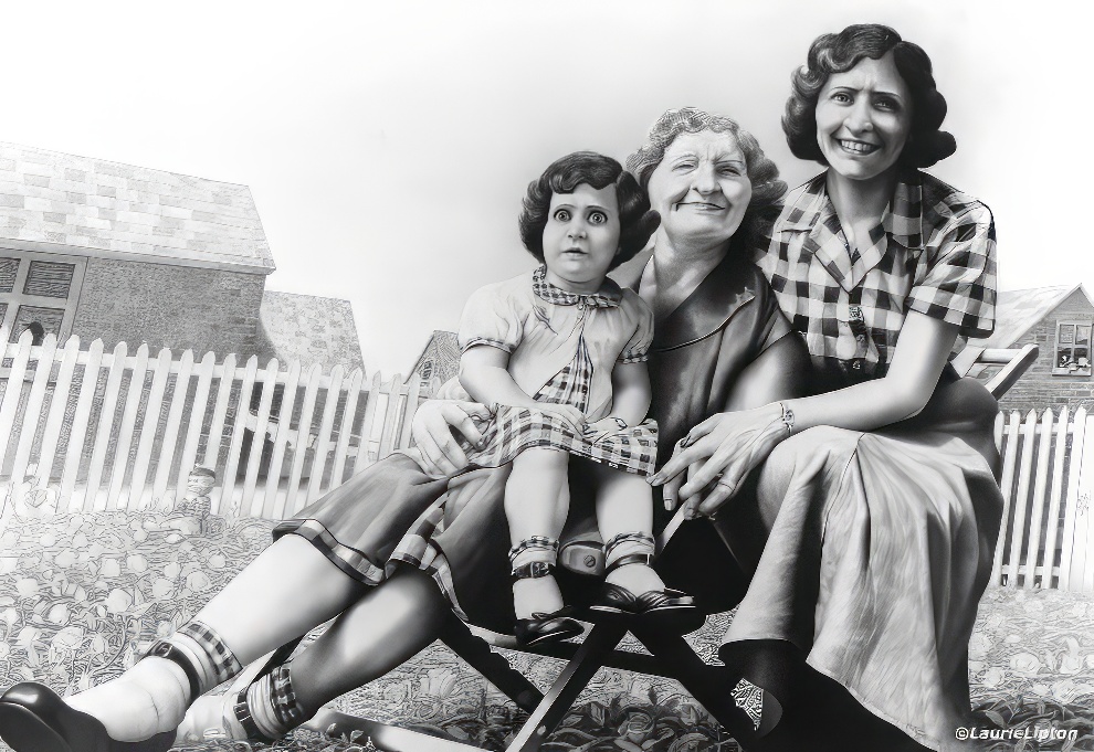 LAURIE LIPTON ARTE BLANO Y NEGRO GENERACIONES