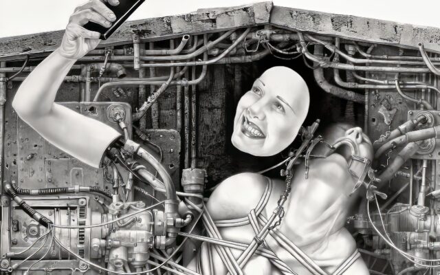 LAURIE LIPTON ARTE BLANO Y NEGRO LOCO