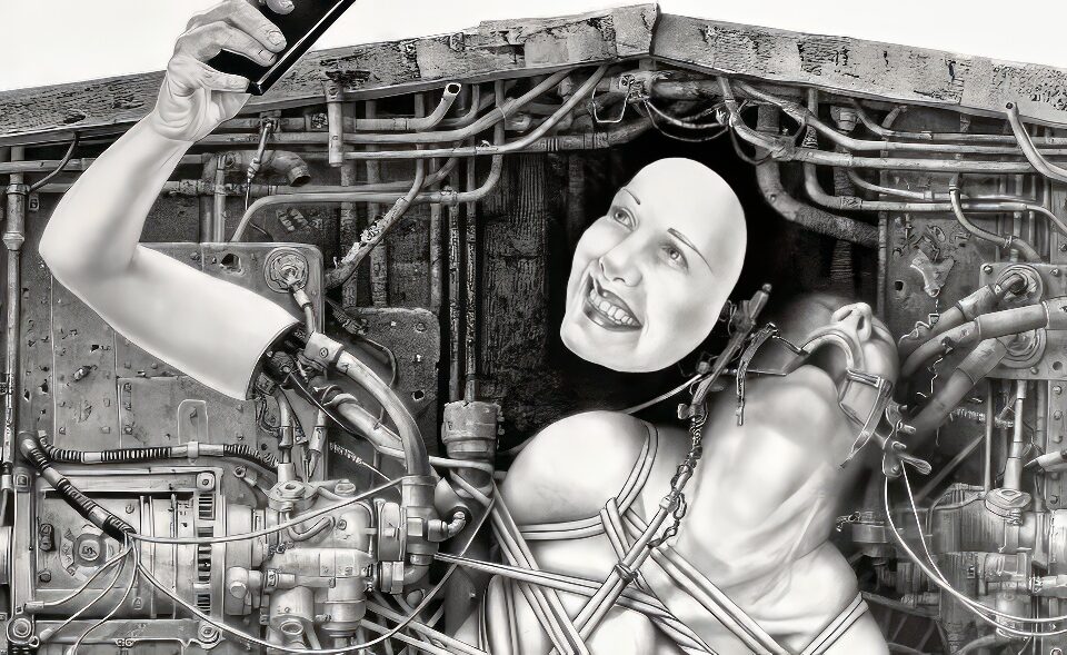 LAURIE LIPTON ARTE BLANO Y NEGRO LOCO