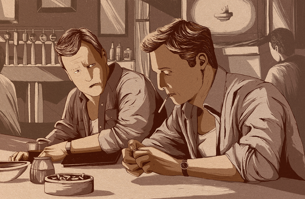 Lorenzo Conti ilustraciones cigarro