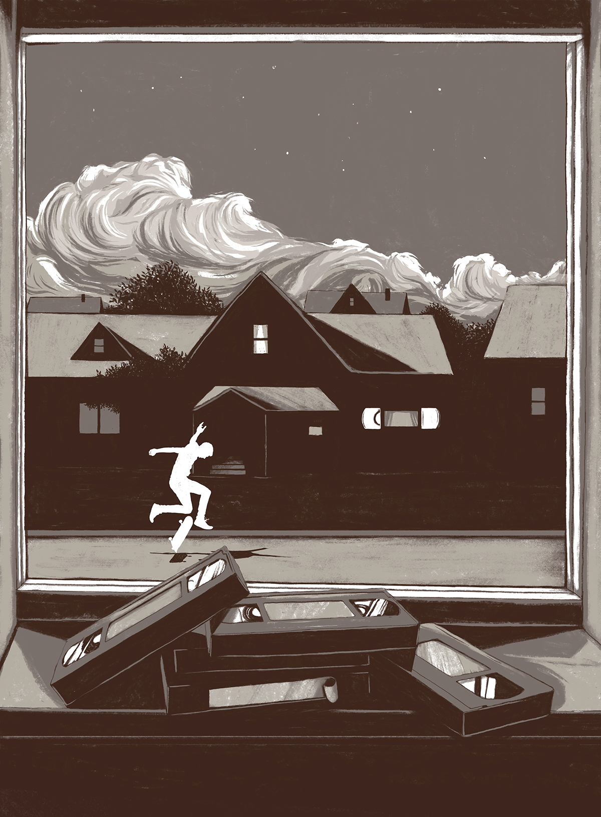 Lorenzo Conti ilustraciones skate