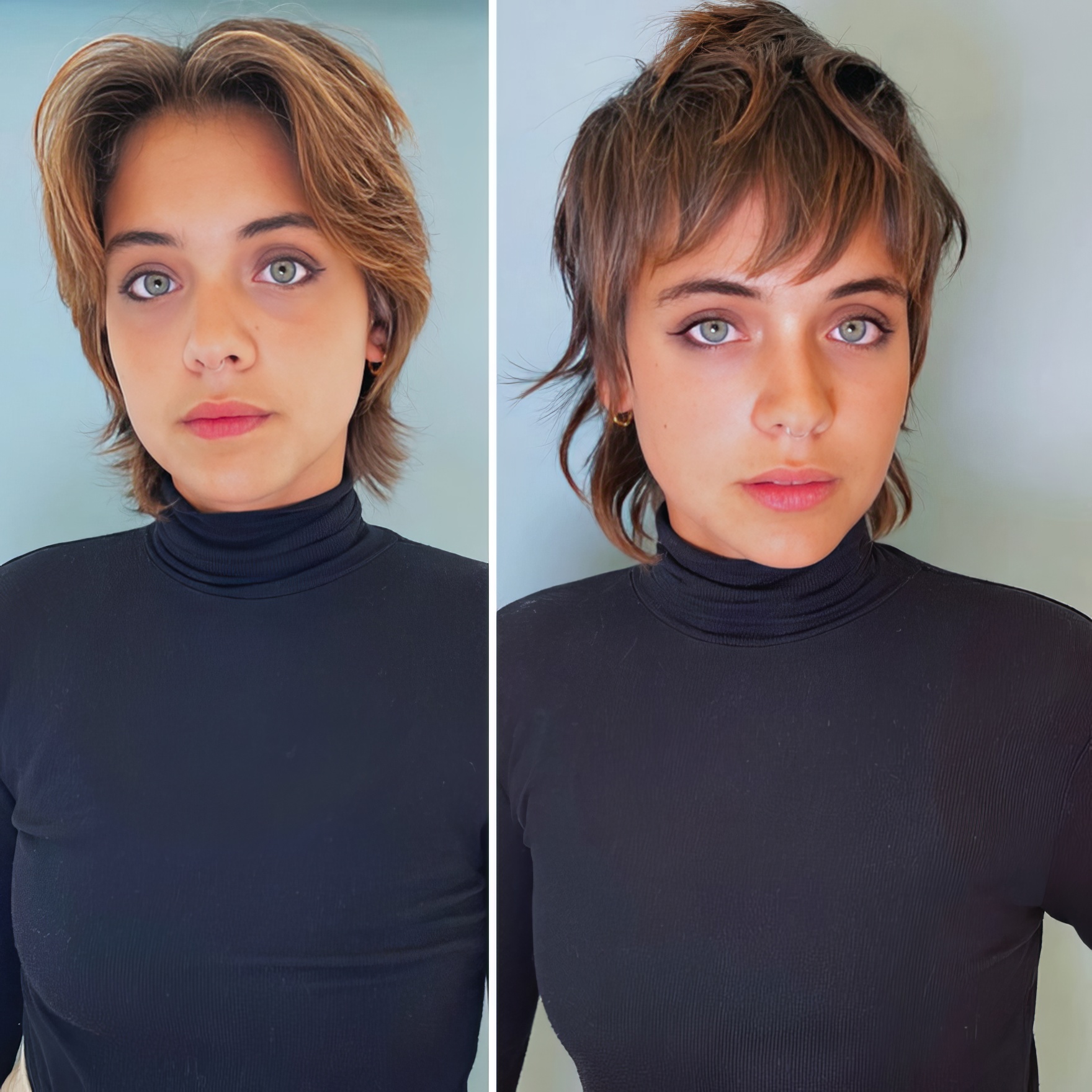 Jayne Matthews corte de pelo cortes look