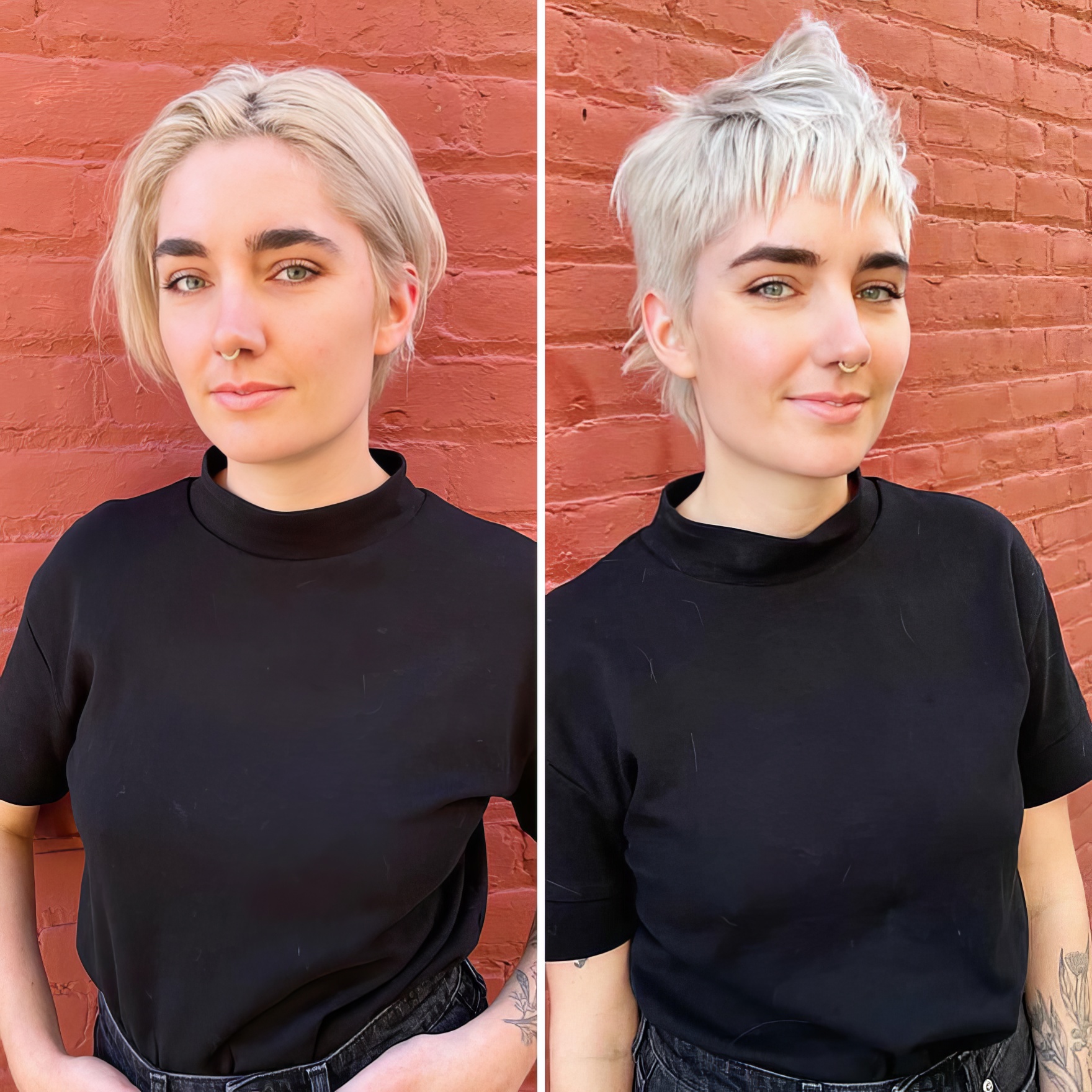 Jayne Matthews corte de pelo corto