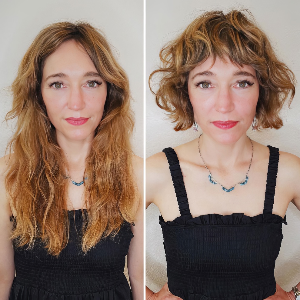 Jayne Matthews corte de pelo r