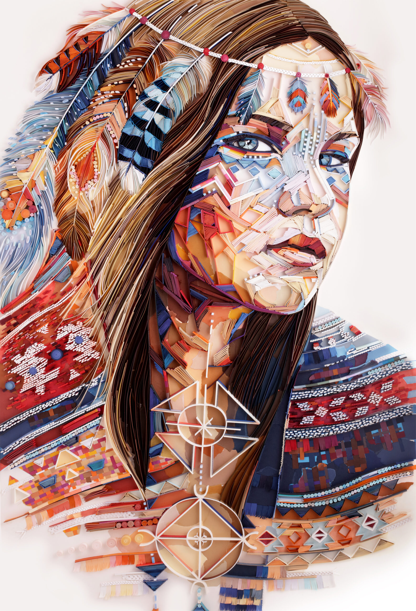 Yulia Brodskaya RETRATOS DE PAPEL LIGHT AS A FEATHER