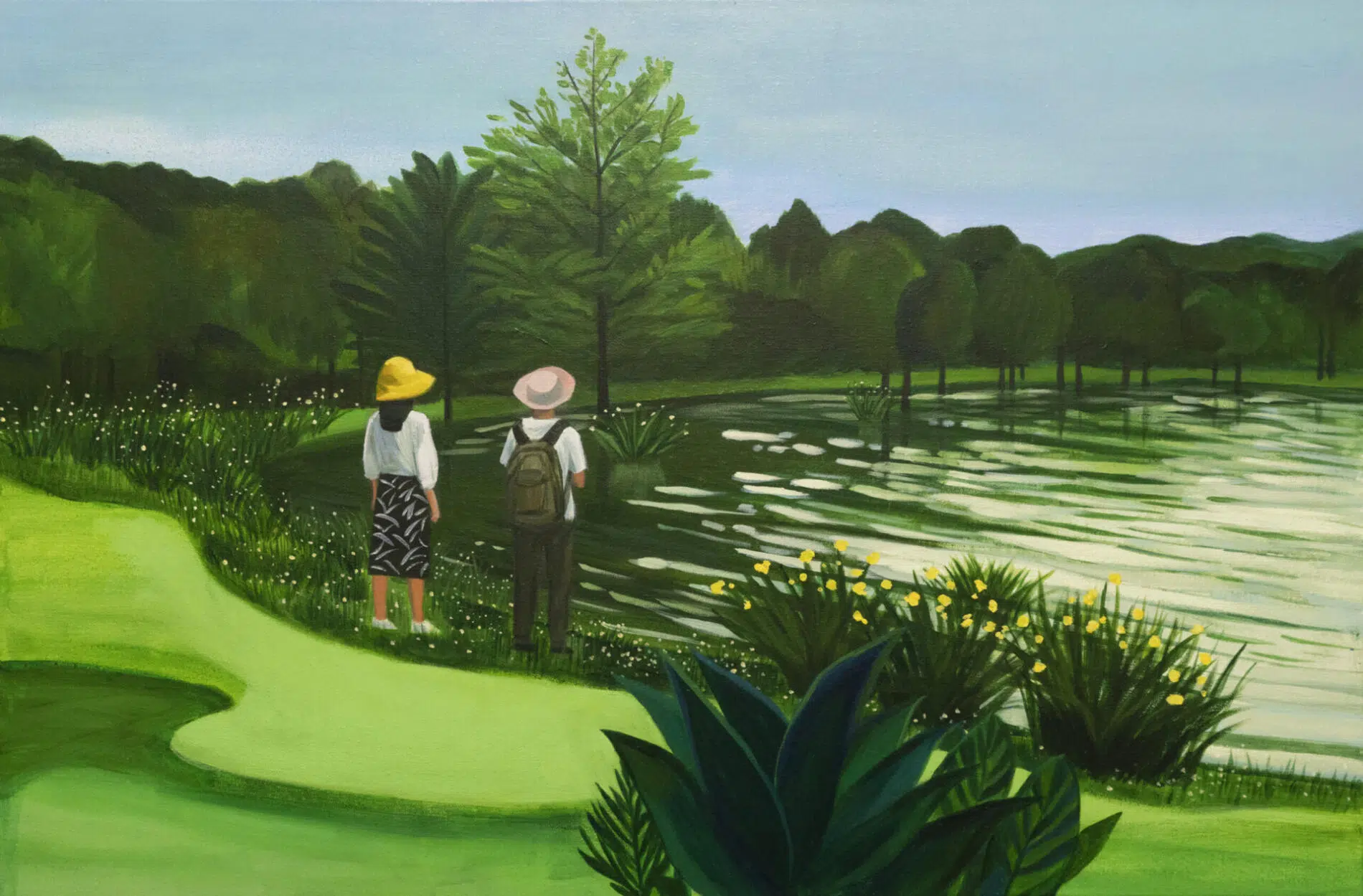 El arte introspectivo de la pintora Zhongwen Hu