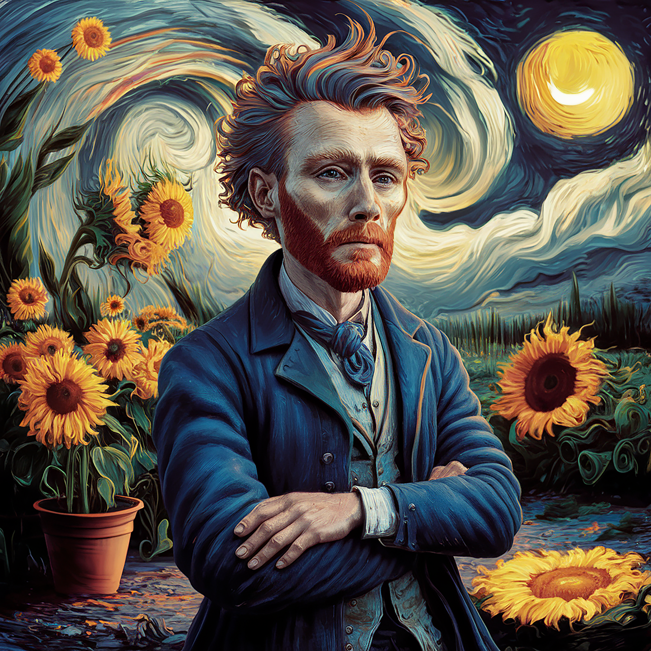 vincent van gogh hecho por ia