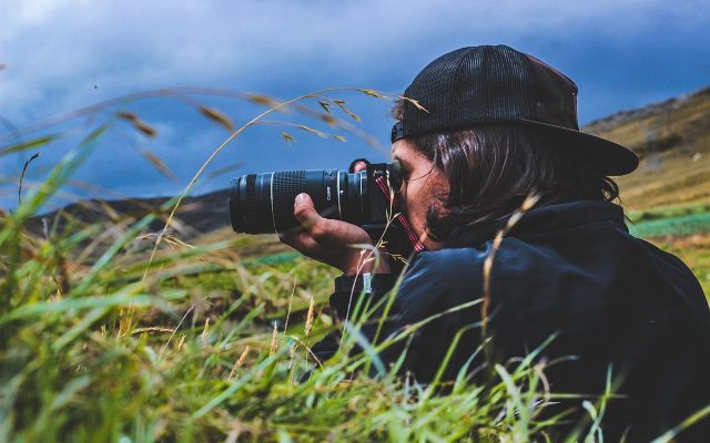 Fotografiando en el campo