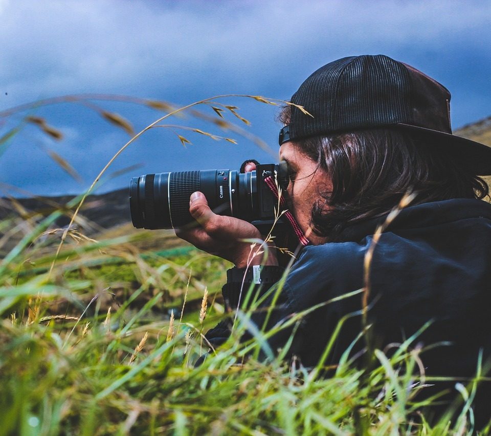 Fotografiando en el campo